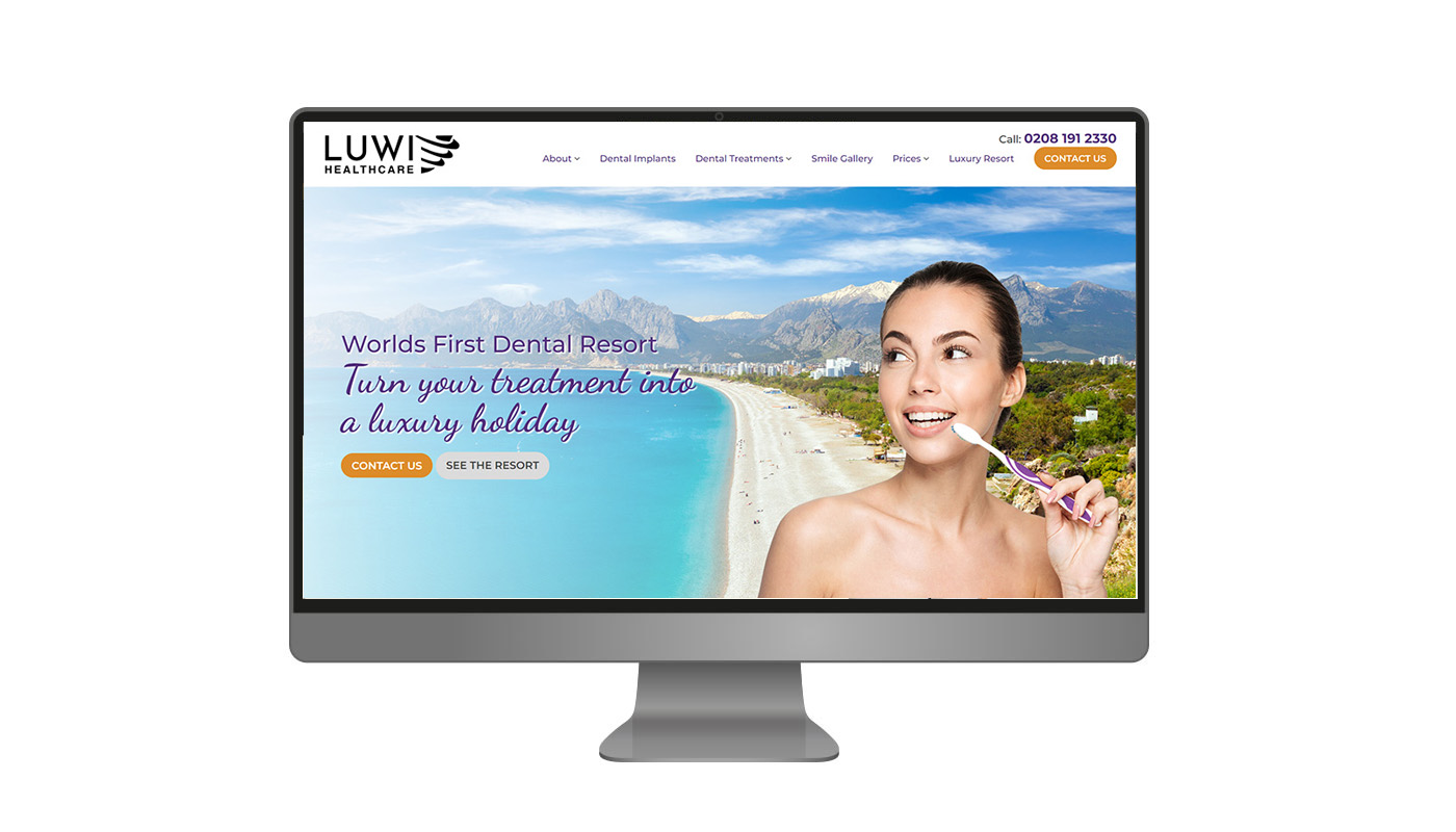 Luwi Healthcare Dental Website Build & Digital Marketing