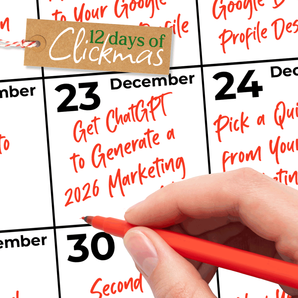 Day 11 – 12 Days of ClickMas