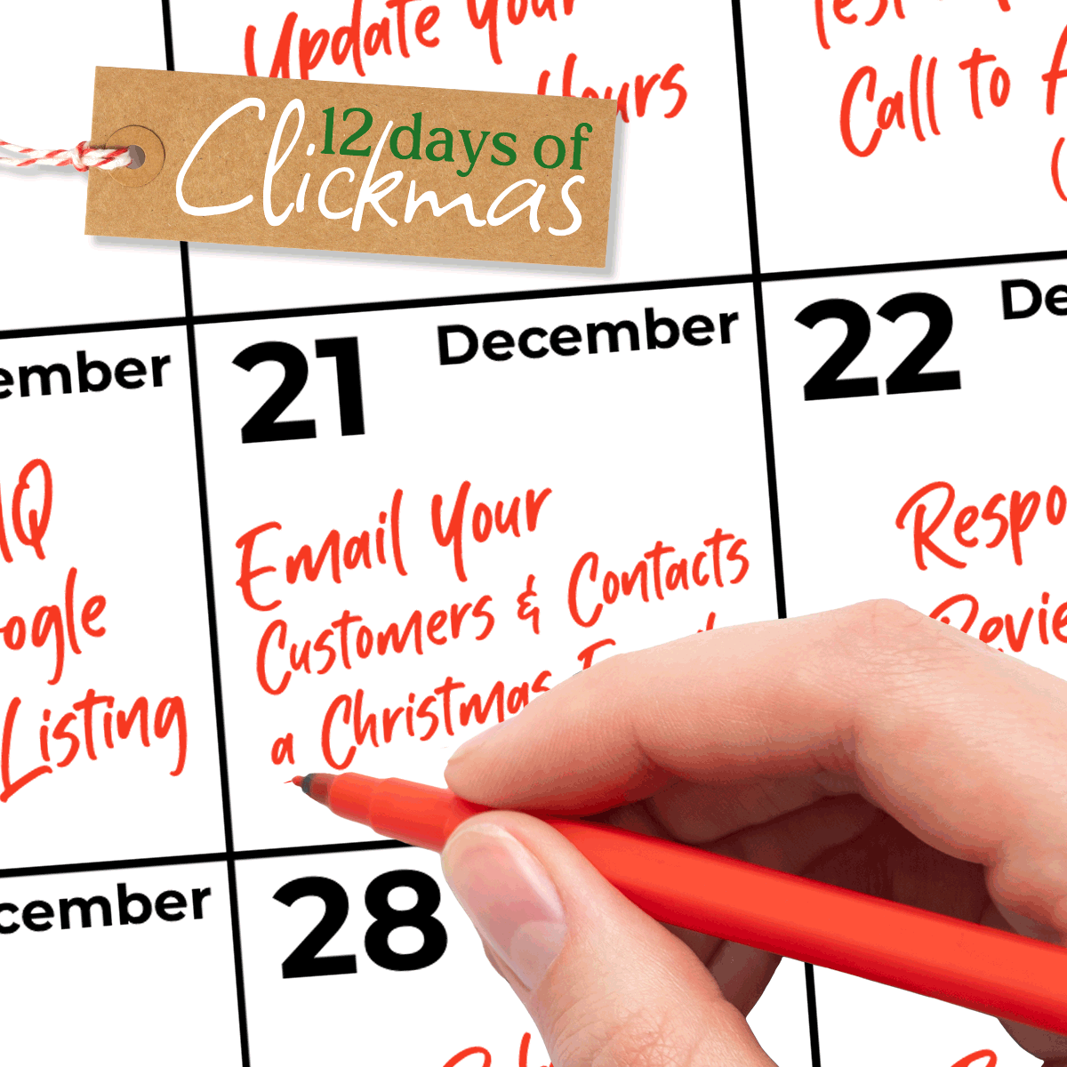 Day 9 – 12 Days of ClickMas