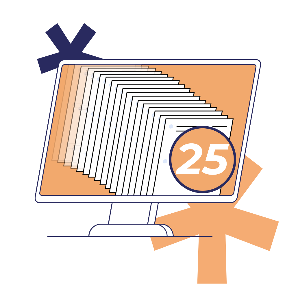 25 page website graphic