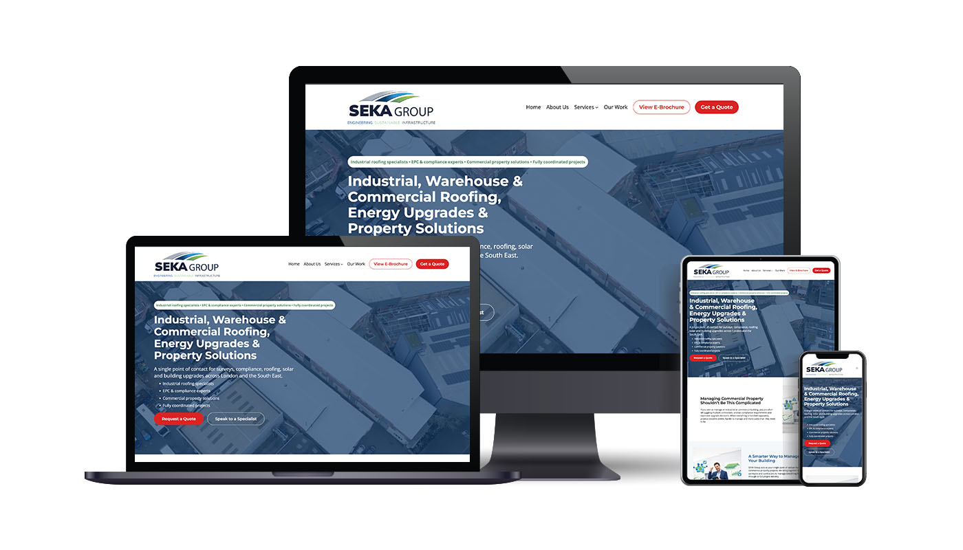 SEKA Group – New Business Website Launch & Digital Marketing Strategy