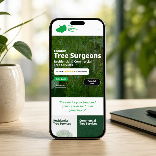 Tom Boswell Trees New Website