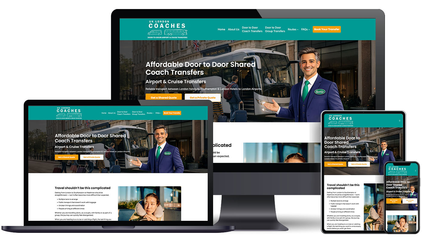 UK London Coaches New Website
