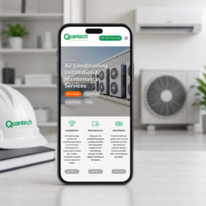 Quantech – Air Conditioning Website Design & Build
